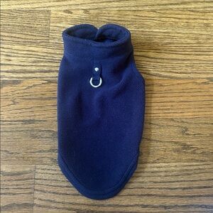 Navy Blue Dog Fleece Vest